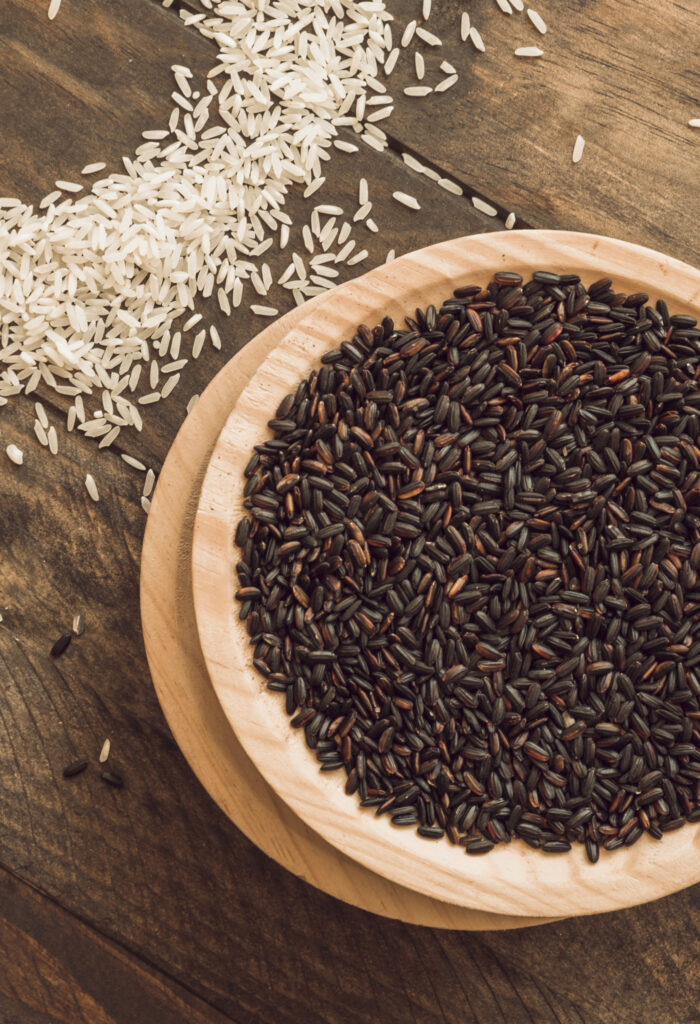 White and Brown Rice